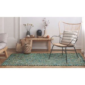 Liora Manne Visions V Arch Tile Indoor Outdoor Area Rug Lapis