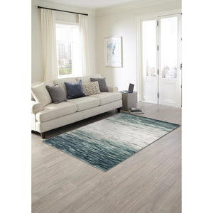 Liora Manne Aurora Strata Indoor Rug Blue