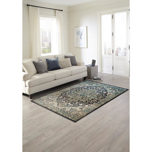 Liora Manne Aurora Medallion Indoor Area Rug Blue