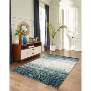 Liora Manne Aurora Strata Indoor Rug Blue