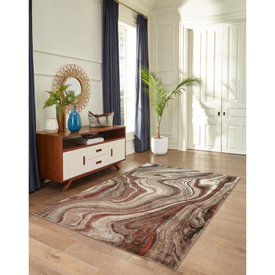 Liora Manne Ashford Agate Indoor Area Rug Red