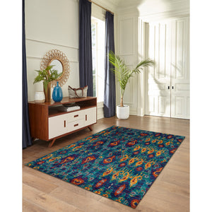 Liora Manne Fiesta Ikat Indoor Rug Blue