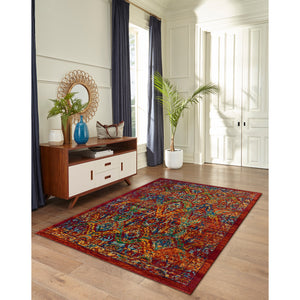 Liora Manne Fiesta Caspian Indoor Rug Red