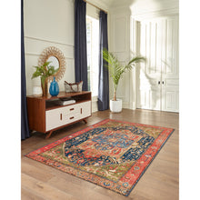 Load image into Gallery viewer, Liora Manne Marina Heriz Indoor Outdoor Area Rug Red