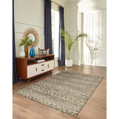 Liora Manne Soho Safari Stripe Indoor Area Rug Neutral