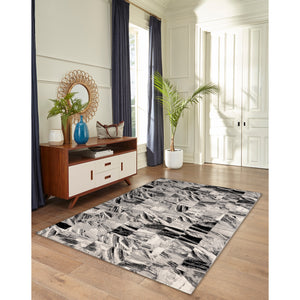 Liora Manne Taos Squares Indoor Rug Grey