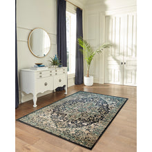 Load image into Gallery viewer, Liora Manne Aurora Medallion Indoor Area Rug Blue