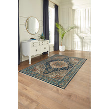 Load image into Gallery viewer, Liora Manne Ashford Medallion Indoor Area Rug Blue