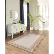 Load image into Gallery viewer, Liora Manne Carmel Multi Border Indoor Outdoor Area Rug Sand