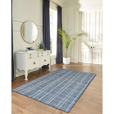 Liora Manne Savannah Mad Plaid Indoor Area Rug Blue