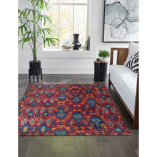 Load image into Gallery viewer, Liora Manne Fiesta Ikat Indoor Rug Red