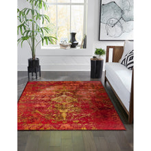 Load image into Gallery viewer, Liora Manne Marina Kermin Indoor Outdoor Area Rug Saffron