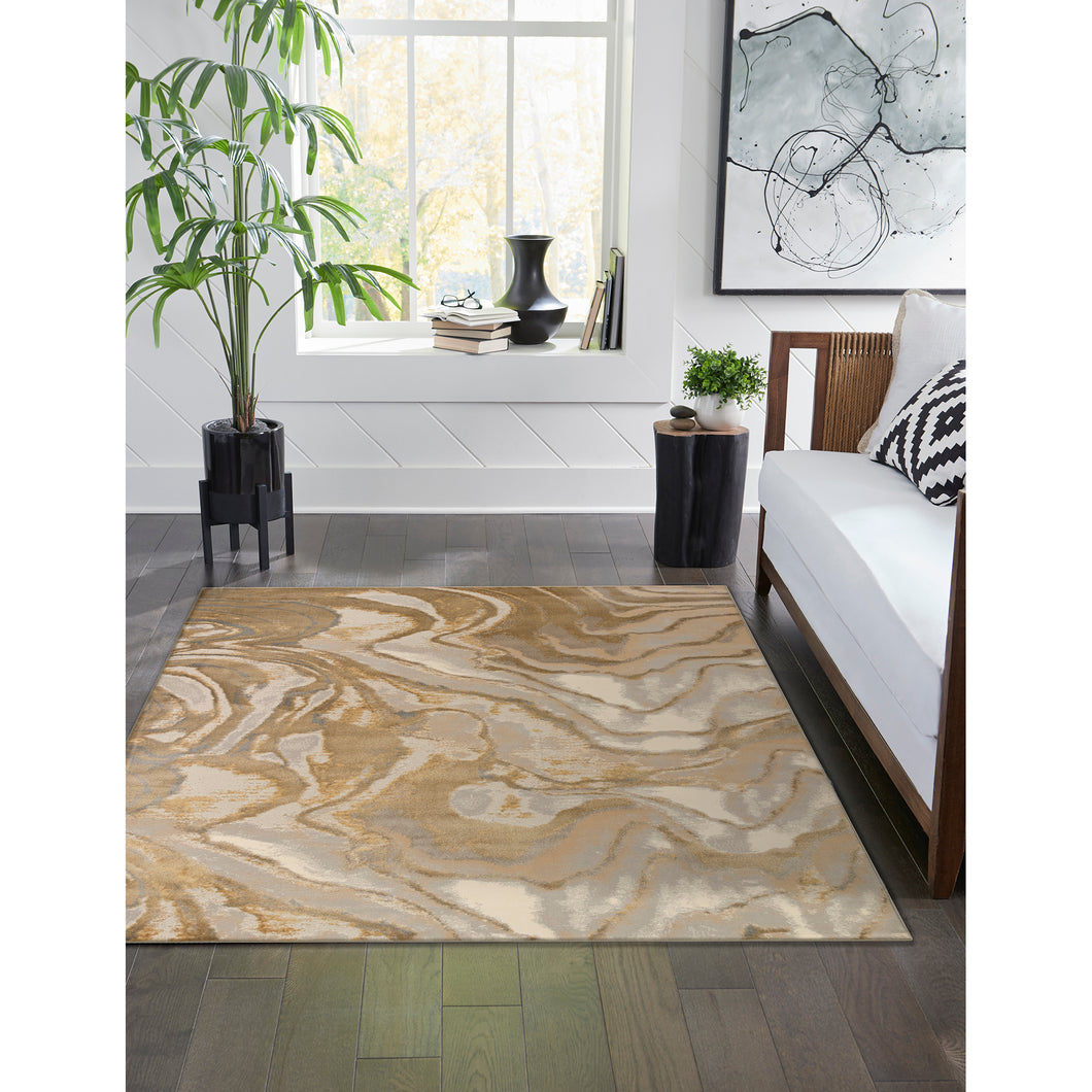 Liora Manne Soho Agate Indoor Area Rug Gold