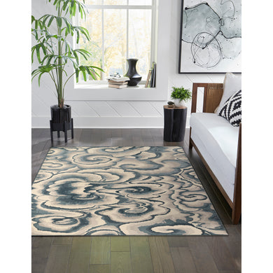 Liora Manne Soho Clouds Indoor Area Rug Blue