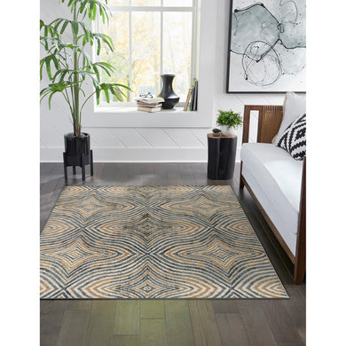 Liora Manne Soho Optical Indoor Area Rug Blue