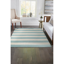 Load image into Gallery viewer, Liora Manne Sorrento Rugby Stripe Indoor Outdoor Area Rug Water