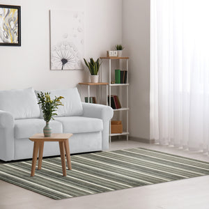 Liora Manne Aruba Faded Stripe Indoor Area Rug Grey