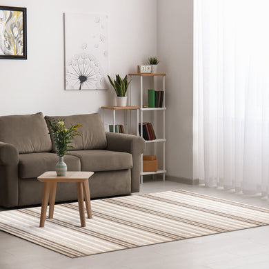 Liora Manne Malibu Faded Stripe Indoor Outdoor Area Rug Neutral