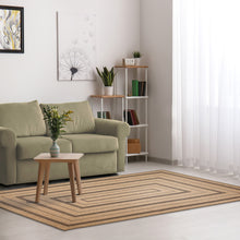 Load image into Gallery viewer, Liora Manne Sahara Multi Border Indoor Outdoor Area Rug Natural