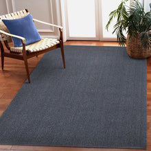 Load image into Gallery viewer, Liora Manne Calais Solid Indoor Outdoor Area Rug Navy