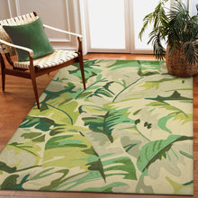 Load image into Gallery viewer, Liora Manne Capri Palm Leaf Indoor Outdoor Area Rug Green