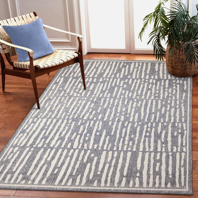 Liora Manne Cove Bamboo Indoor Outdoor Area Rug Blue