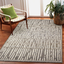 Load image into Gallery viewer, Liora Manne Cove Bamboo Indoor Outdoor Area Rug Grey