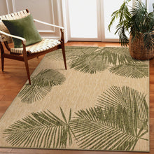 Load image into Gallery viewer, Liora Manne Carmel Palm Indoor Outdoor Area Rug Green