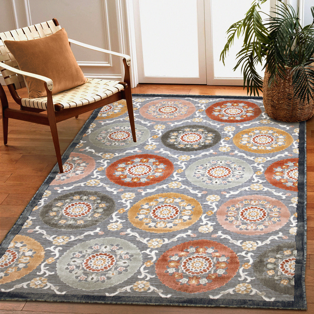 Liora Manne Canyon Suzanie Indoor Outdoor Area Rug Navy