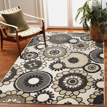 Load image into Gallery viewer, Liora Manne Canyon Disco Indoor Outdoor Area Rug Ivory