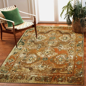 Liora Manne Marina Kashan Indoor Outdoor Area Rug Amber