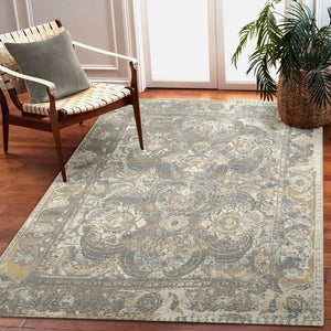 Liora Manne Marina Kashan Indoor Outdoor Area Rug Grey