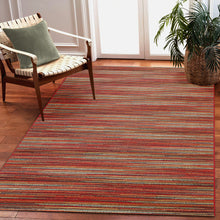 Load image into Gallery viewer, Liora Manne Marina Stripes Indoor Outdoor Area Rug Saffron