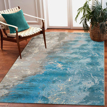 Load image into Gallery viewer, Liora Manne Marina Surf Indoor Outdoor Area Rug Ocean