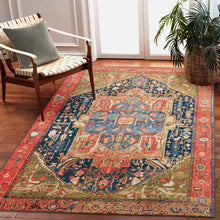 Load image into Gallery viewer, Liora Manne Marina Heriz Indoor Outdoor Area Rug Red