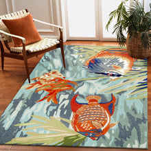 Load image into Gallery viewer, Liora Manne Ravella Tropical Fish Indoor Outdoor Area Rug Ocean