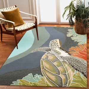 Liora Manne Ravella Akumal Indoor Outdoor Area Rug Ocean