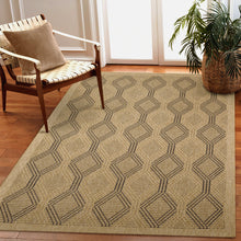 Load image into Gallery viewer, Liora Manne Sahara Links Indoor Outdoor Area Rug Natural