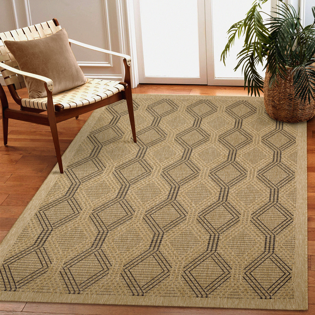 Liora Manne Sahara Links Indoor Outdoor Area Rug Natural