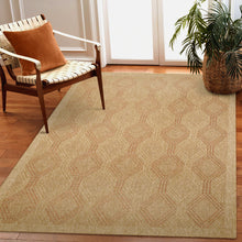 Load image into Gallery viewer, Liora Manne Sahara Links Indoor Outdoor Area Rug Terracotta