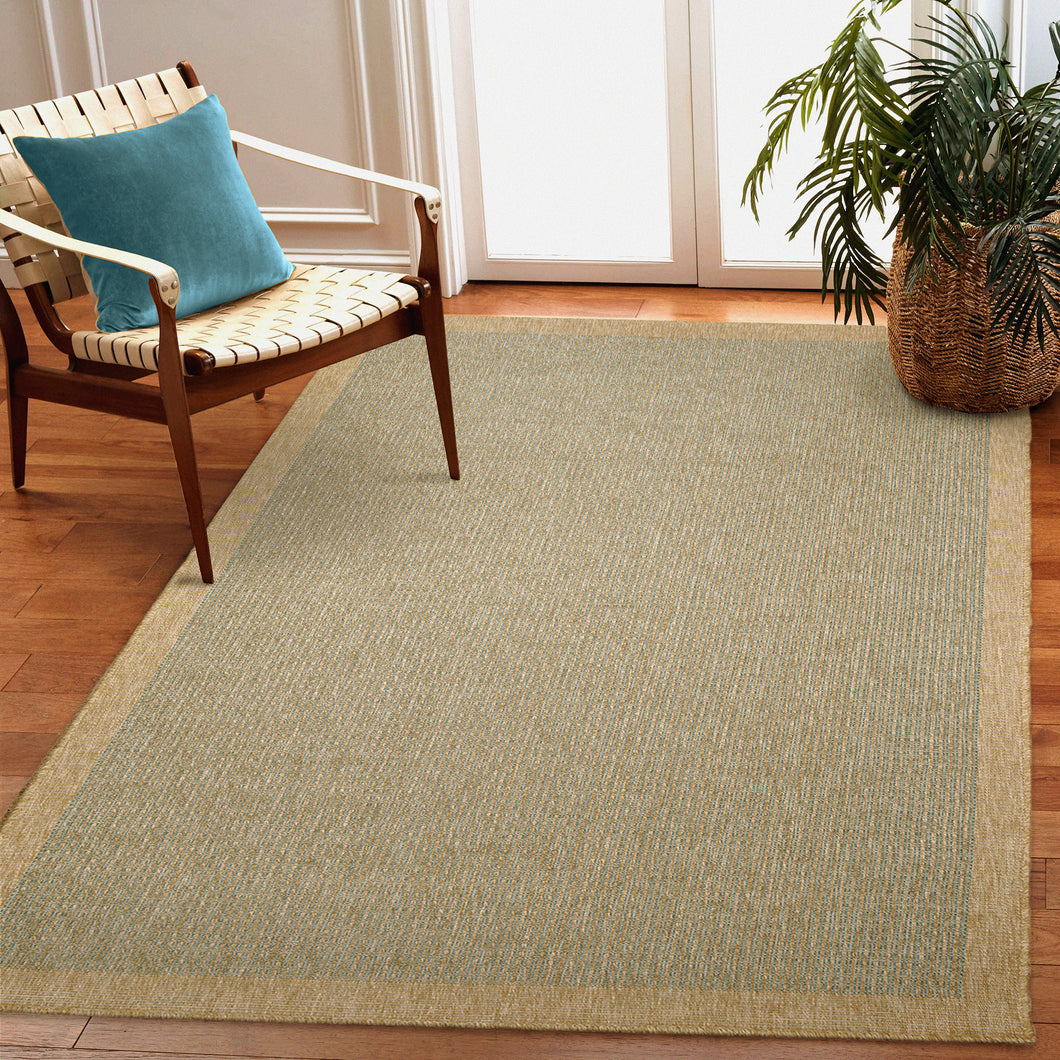 Liora Manne Sahara Texture Border Indoor Outdoor Area Rug Aruba