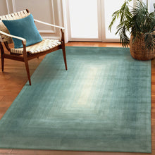 Load image into Gallery viewer, Liora Manne Tivoli Dream Border Indoor Area Rug Aqua