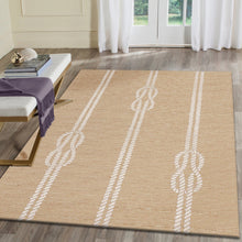 Load image into Gallery viewer, Liora Manne Capri Ropes Indoor Outdoor Area Rug Neutral