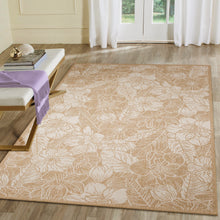 Load image into Gallery viewer, Liora Manne Carmel Botanical Indoor Outdoor Area Rug Sand