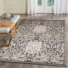 Load image into Gallery viewer, Liora Manne Canyon Flower Patch Indoor Outdoor Area Rug Charcoal