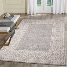 Load image into Gallery viewer, Liora Manne Dunes Border Indoor Outdoor Area Rug Silver