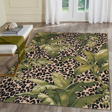 Load image into Gallery viewer, Liora Manne Marina Safari Indoor Outdoor Area Rug Green