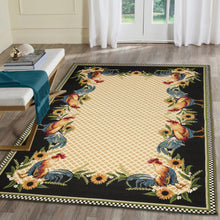 Load image into Gallery viewer, Liora Manne Marina Country Rooster Indoor Outdoor Area Rug Yellow