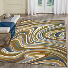 Load image into Gallery viewer, Liora Manne Marina Tides Indoor Outdoor Area Rug Multi