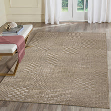 Load image into Gallery viewer, Liora Manne Orly Patchwork Indoor Outdoor Area Rug Natural